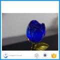 Günstige Blue Rose Blume Crystal Hochzeit Tür Geschenk